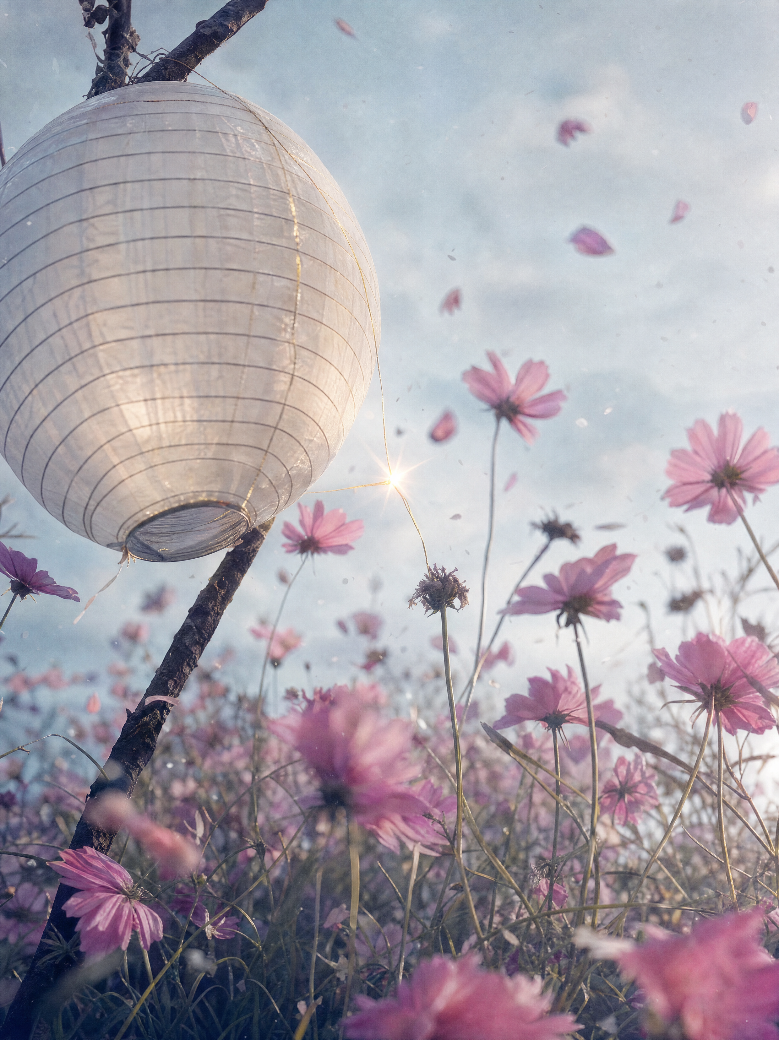 Rice Paper, Cosmos by Jun Park