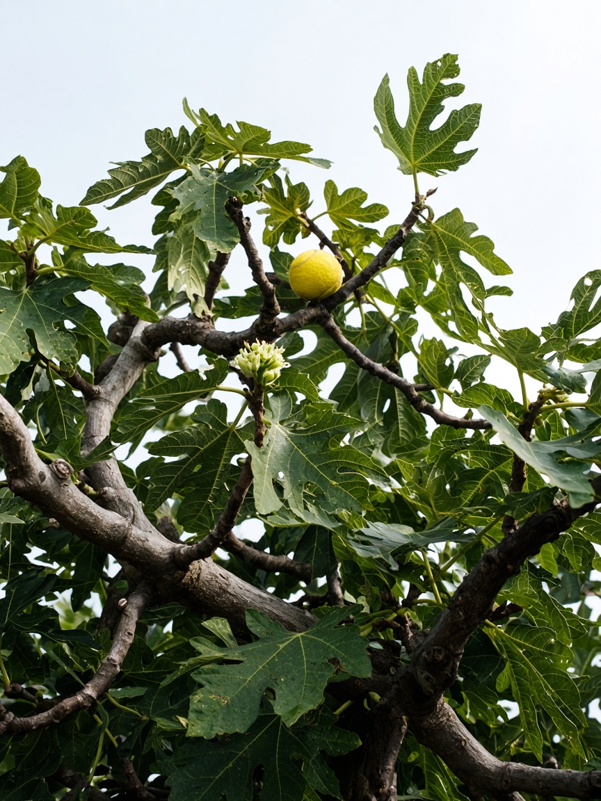 Fig, Yellow Ball by Amara Quist