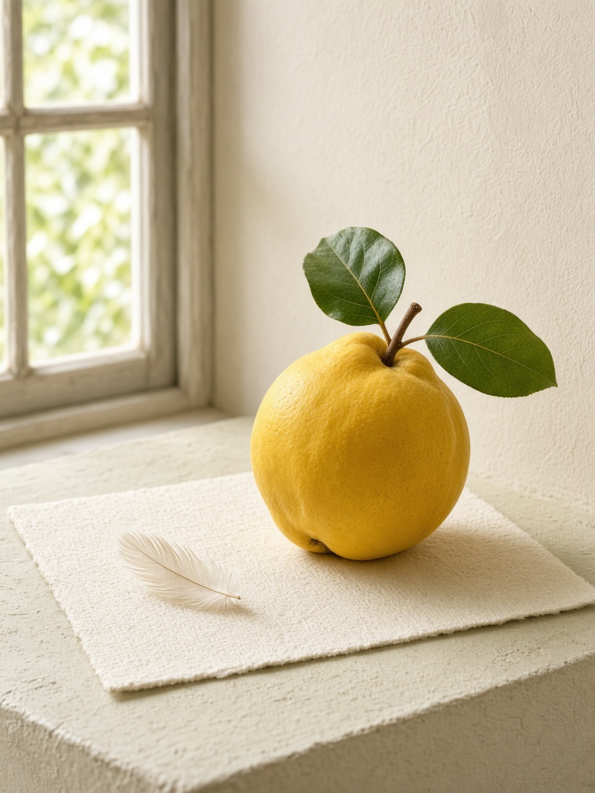 Quince, Feather by Mira Chen